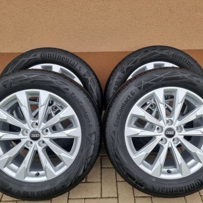 18" 5x112 AUDI Q3 / Q3 SPORTBACK + 235/55R18 CONTINENTAL letné NEW dot2023