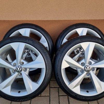 18" 5x112 VW GOLF + 225/40R18 CONTINENTAL letné NEW dot2025