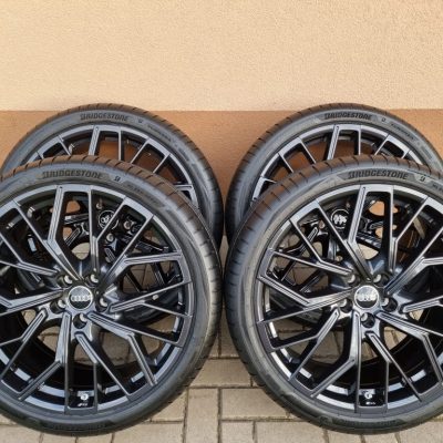 21" 5x112 AUDI A6 / S6 4P + 255/35R21 BRIDGESTONE letné NEW dot2025