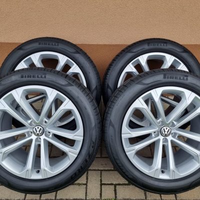 20" 5x112 VW TOUAREG + 285/45R20 PIRELLI letné NEW dot2025