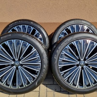 21" 5x112 VW TOUAREG "NAPOLI" + 285/40R21 PIRELLI letné 5-6mm DOT2023